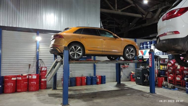 MOTUL Сервис 41 Полная аппаратная замена масла в АКПП ZF 8HP65 (0D5), Audi Q8