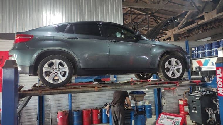 MOTUL Сервис 44 Полная аппаратная замена масла в АКПП ZF 8HP70 (GA8HP70Z), BMW X6 E71