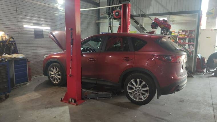 MOTUL Сервис 42 Полная аппаратная замена масла в АКПП Aisin FW6A-EL, Mazda CX‑5