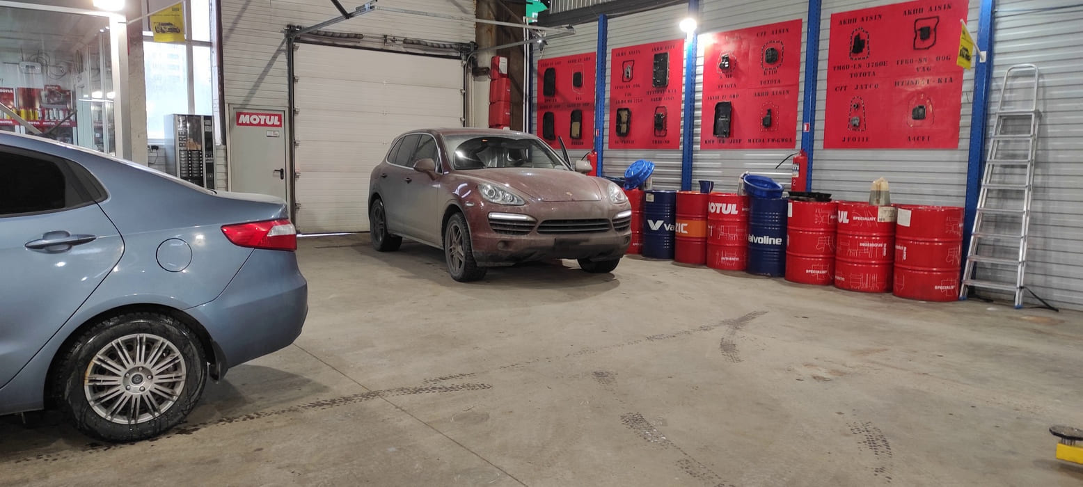 MOTUL Сервис 38 Полная аппаратная замена масла в 8‑ступ. АКПП Aisin TR80SD, 0C8, Porsche Cayenne